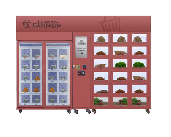 -18℃ Office Freezing Locker Vending Machine for Prepared Dishes Food